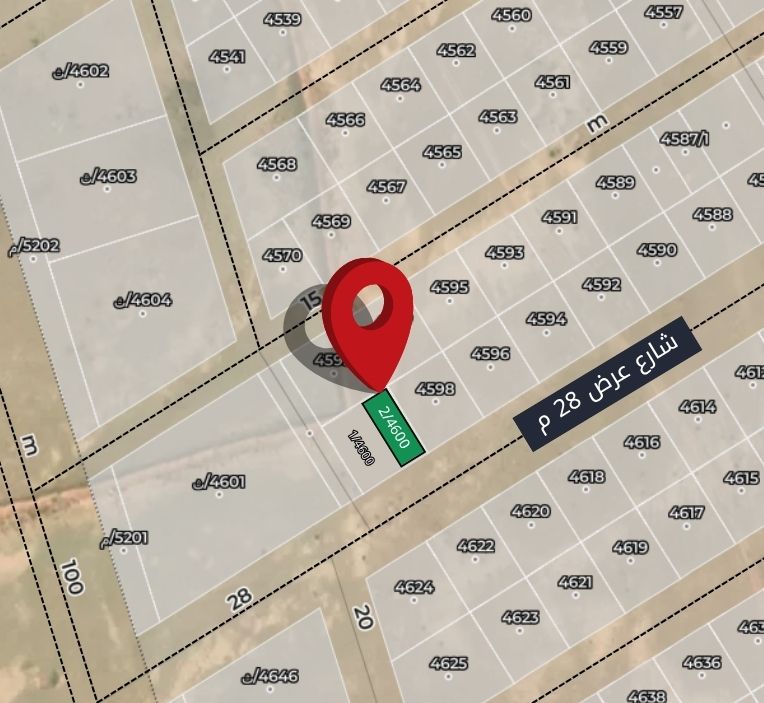 ارض للبيع 375 متر في مخطط الخير 3541